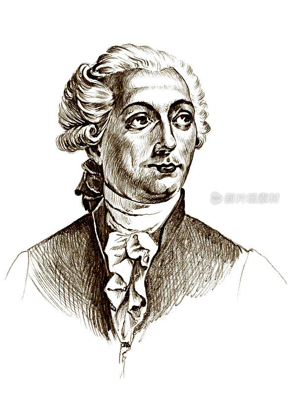 Antoine Laurent de Lavoisier肖像